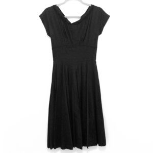 Vintage 1950's Black Cocktail Dress